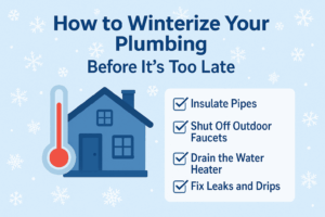 Steps to winterize your plumbing
