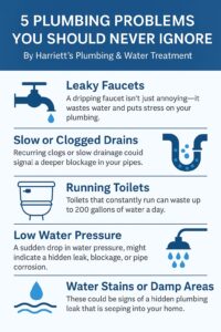Outline of 5 plumbing things you should never ignore